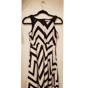 Black & White Chevron Dress